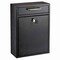 Adiroffice Large Steel Drop Box Wall-Mount Locking Mailbox, Black ADI631-04-BLK-MK - alternate 9